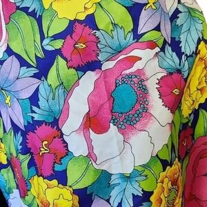 Lush Scarf 30 inches Square Recycle From Plastic Bottles‎ Earth Day Polyester #7